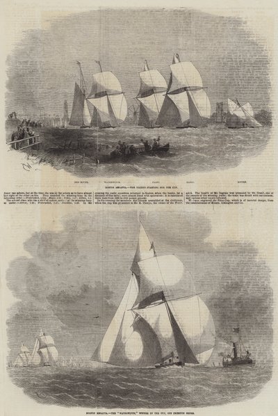 Regata del Club de Yates de Boston de Edwin Weedon